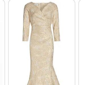 Rickie Freeman For Teri Jon Gold Formal Dress